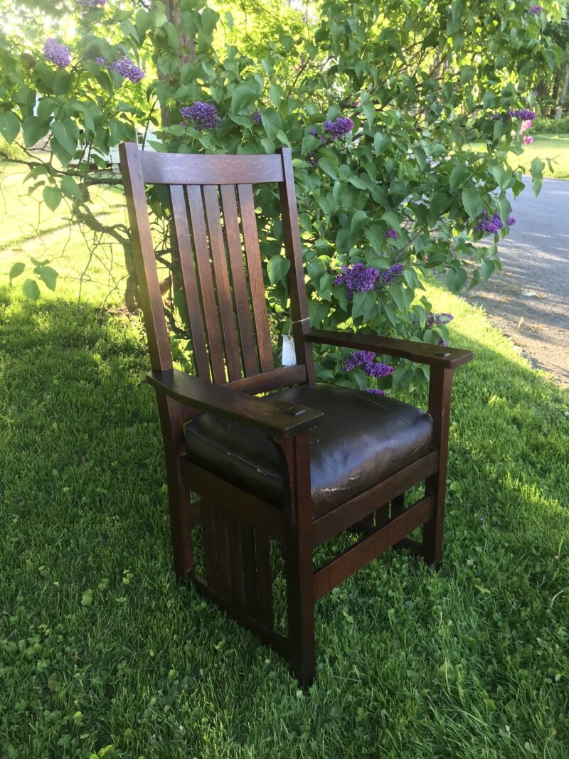 Rare Early L&JG Stickley Armchair - Image 2