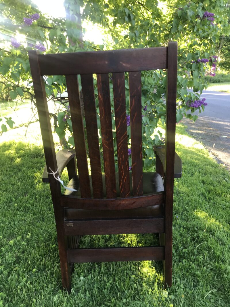 Rare Early L&JG Stickley Armchair - Image 17