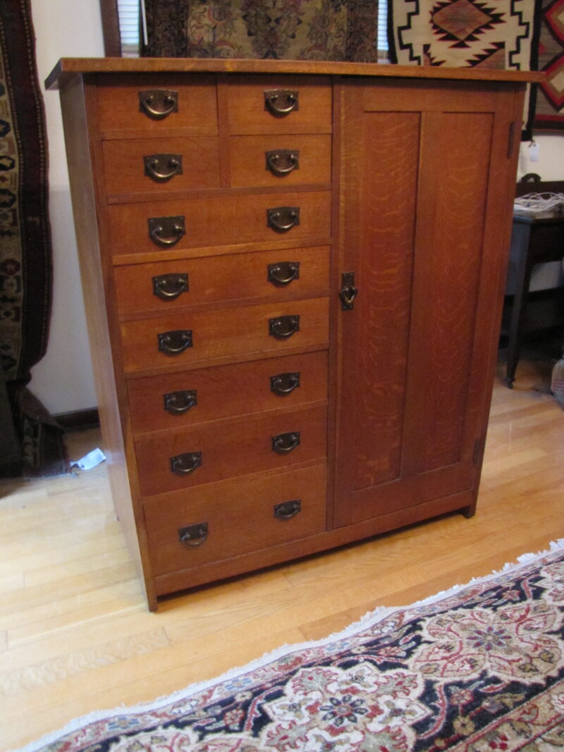 GUSTAV STICKLEY special order wardrobe chest of drawers - RR1875 - Image 9