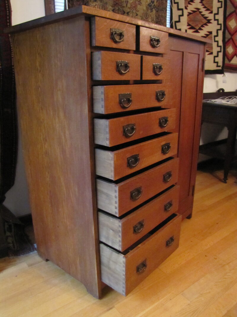 GUSTAV STICKLEY special order wardrobe chest of drawers - RR1875 - Image 19