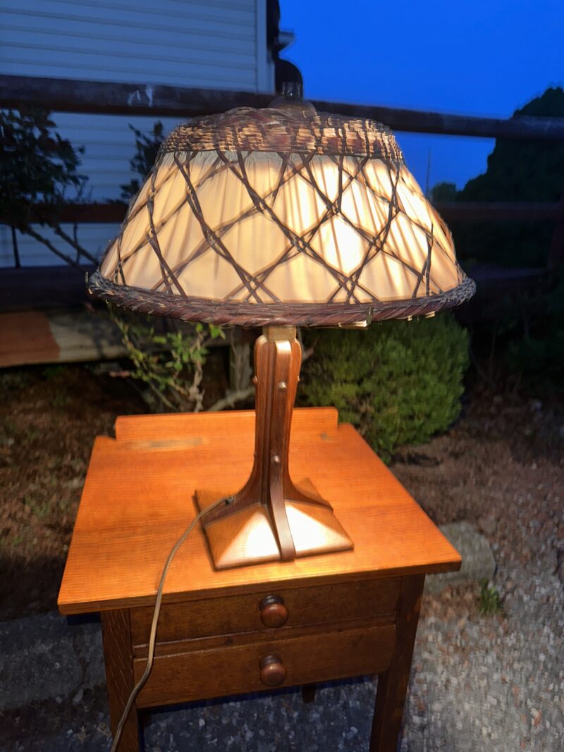 Antique Gustav Stickley Table Lamp - W7887