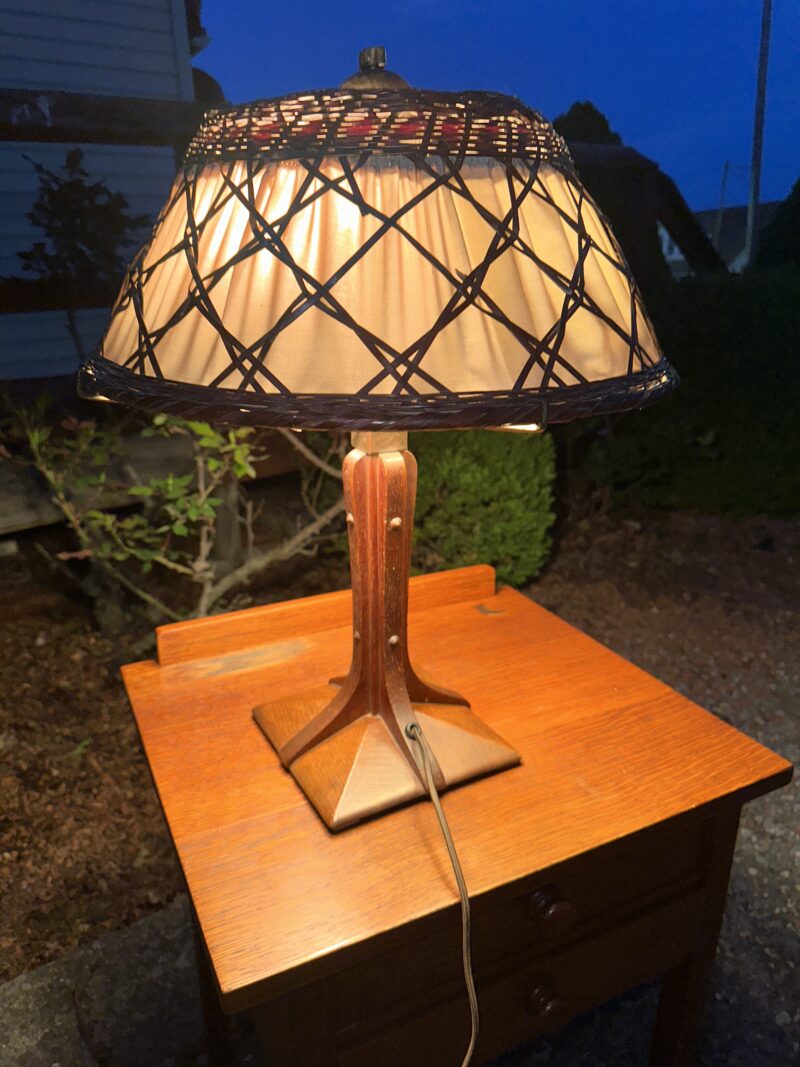Antique Gustav Stickley Table Lamp - W7887 - Image 17