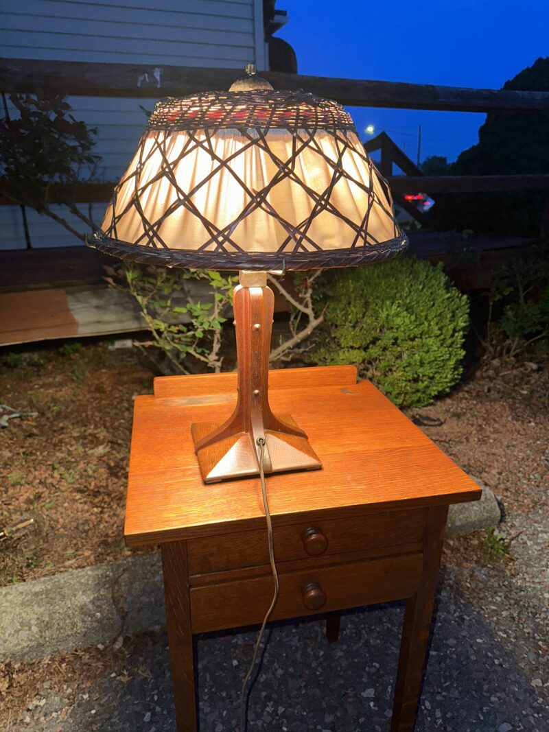 Antique Gustav Stickley Table Lamp - W7887 - Image 14
