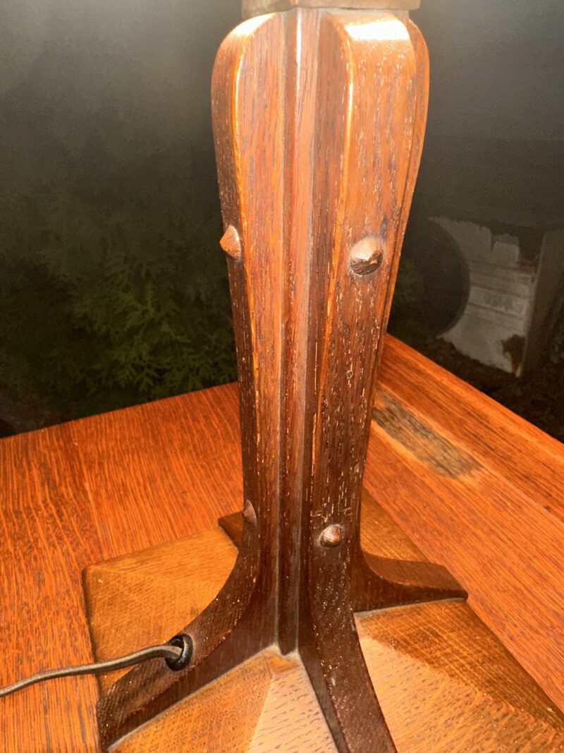 Antique Gustav Stickley Table Lamp - W7887 - Image 9