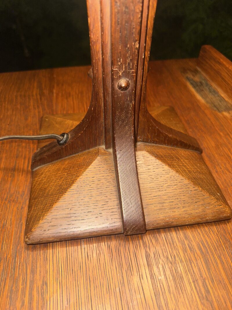 Antique Gustav Stickley Table Lamp - W7887 - Image 7
