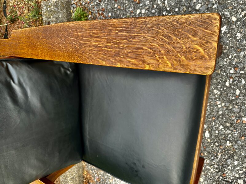 Antique GUSTAV STICKLEY open arm Morris chair - w8051 - Image 6