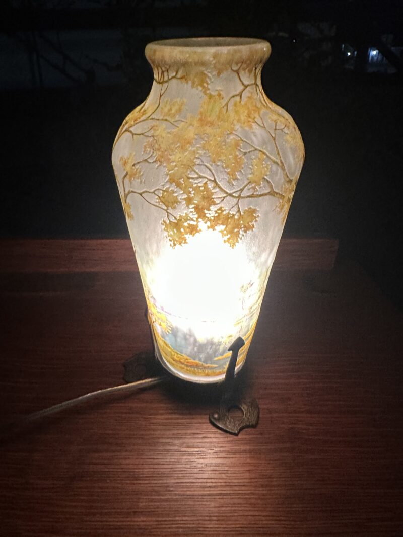 Antique French Table Lamp - Image 9