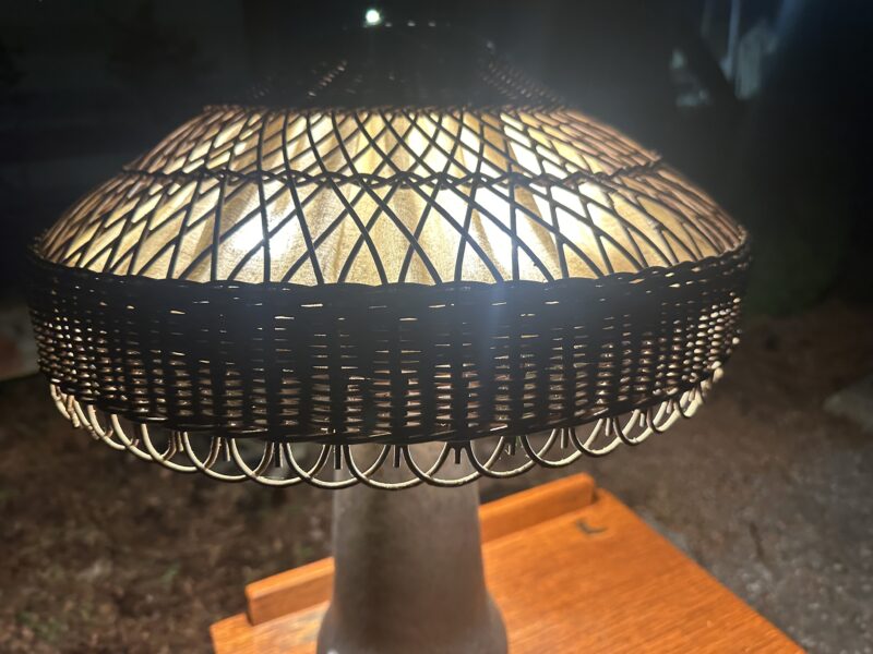 Gustav Stickley Hand-Hammered Copper Base Table Lamp - W7996 - Image 14
