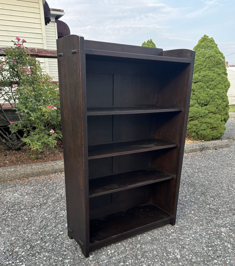 Antique GUSTAV STICKLEY open bookcase - w7980 - Image 16