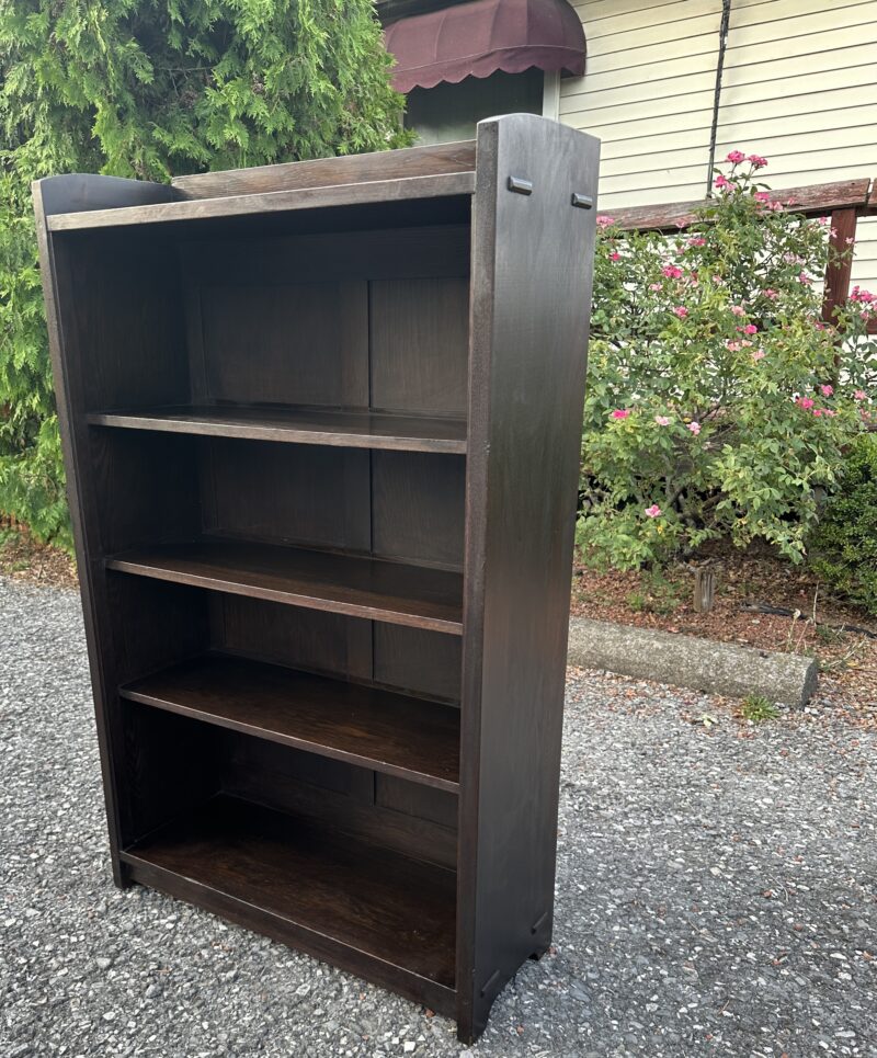 Antique GUSTAV STICKLEY open bookcase - w7980 - Image 11