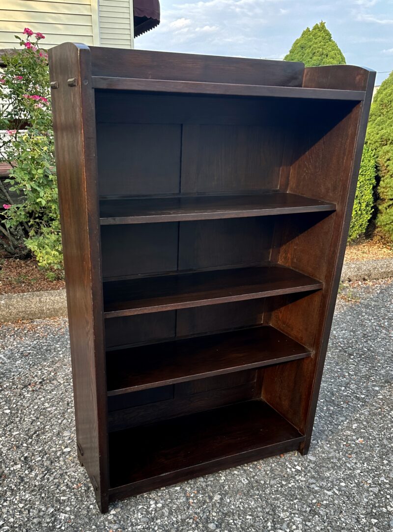Antique GUSTAV STICKLEY open bookcase - w7980 - Image 18
