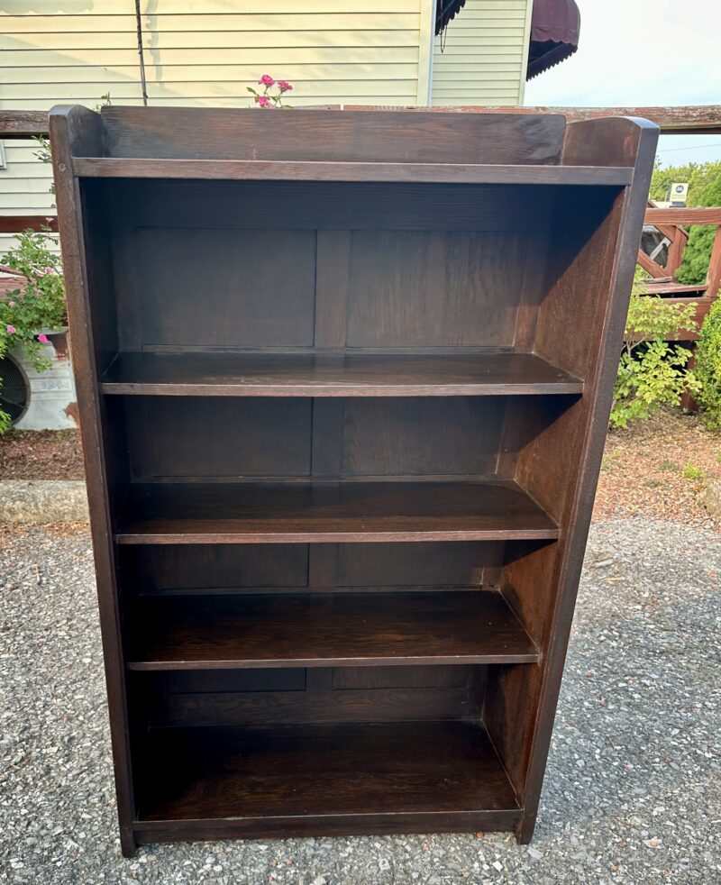 Antique GUSTAV STICKLEY open bookcase - w7980 - Image 13