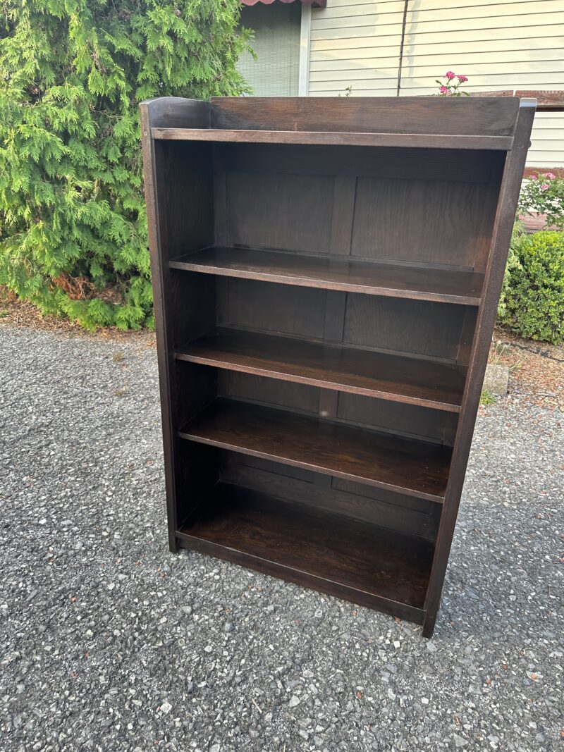 Antique GUSTAV STICKLEY open bookcase - w7980 - Image 9