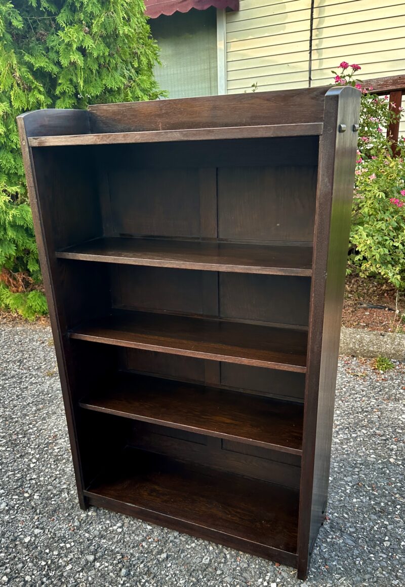 Antique GUSTAV STICKLEY open bookcase - w7980 - Image 5