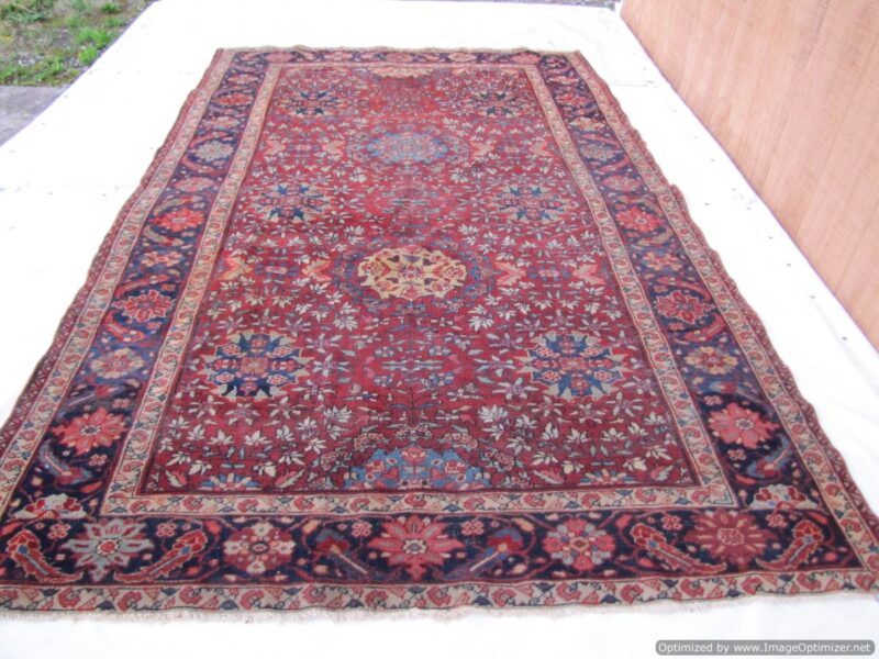 Antique Persian Farahan Oriental Rug. R2822