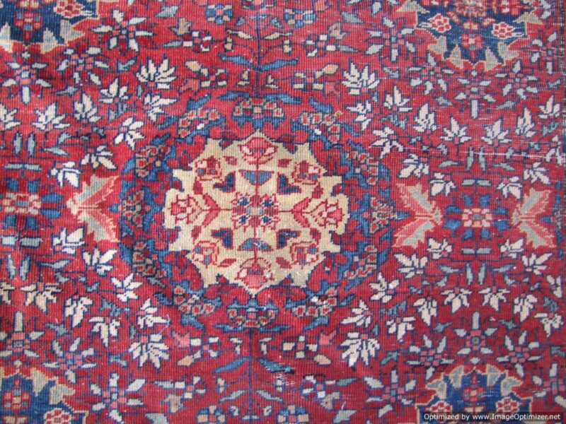 Antique Persian Farahan Oriental Rug. R2822 - Image 7