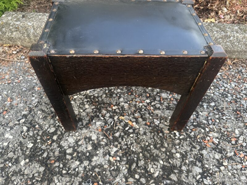 Antique Charles Limbert Foot Stool - W7339 - Image 8