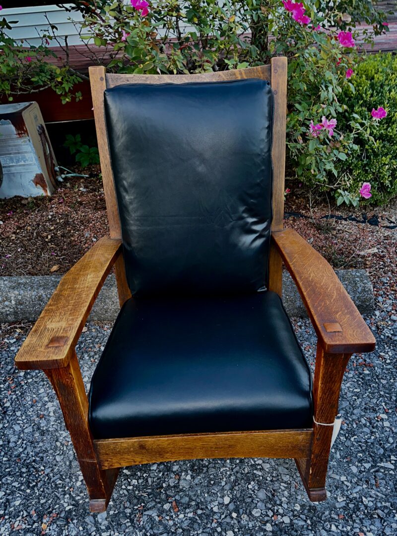 Antique L & JG STICKLEY Arm Chair - w7987
