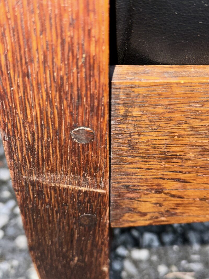 Antique L & JG STICKLEY Arm Chair - w7987 - Image 10