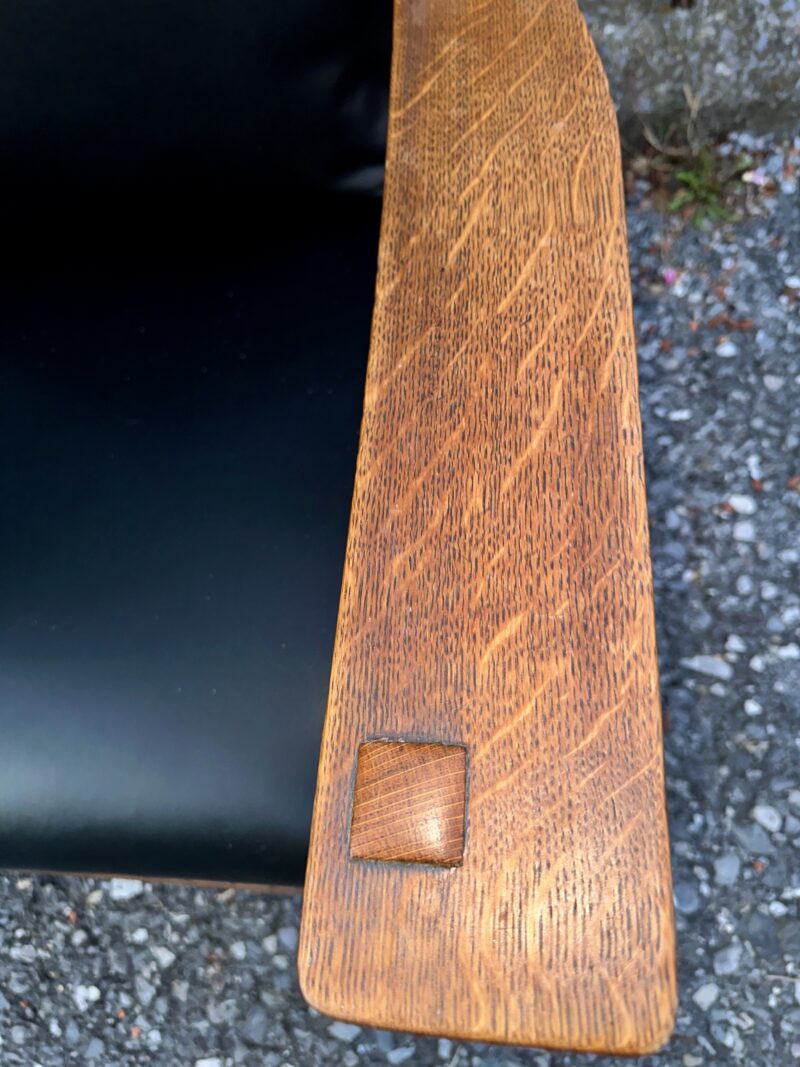 Antique L & JG STICKLEY Arm Chair - w7987 - Image 23