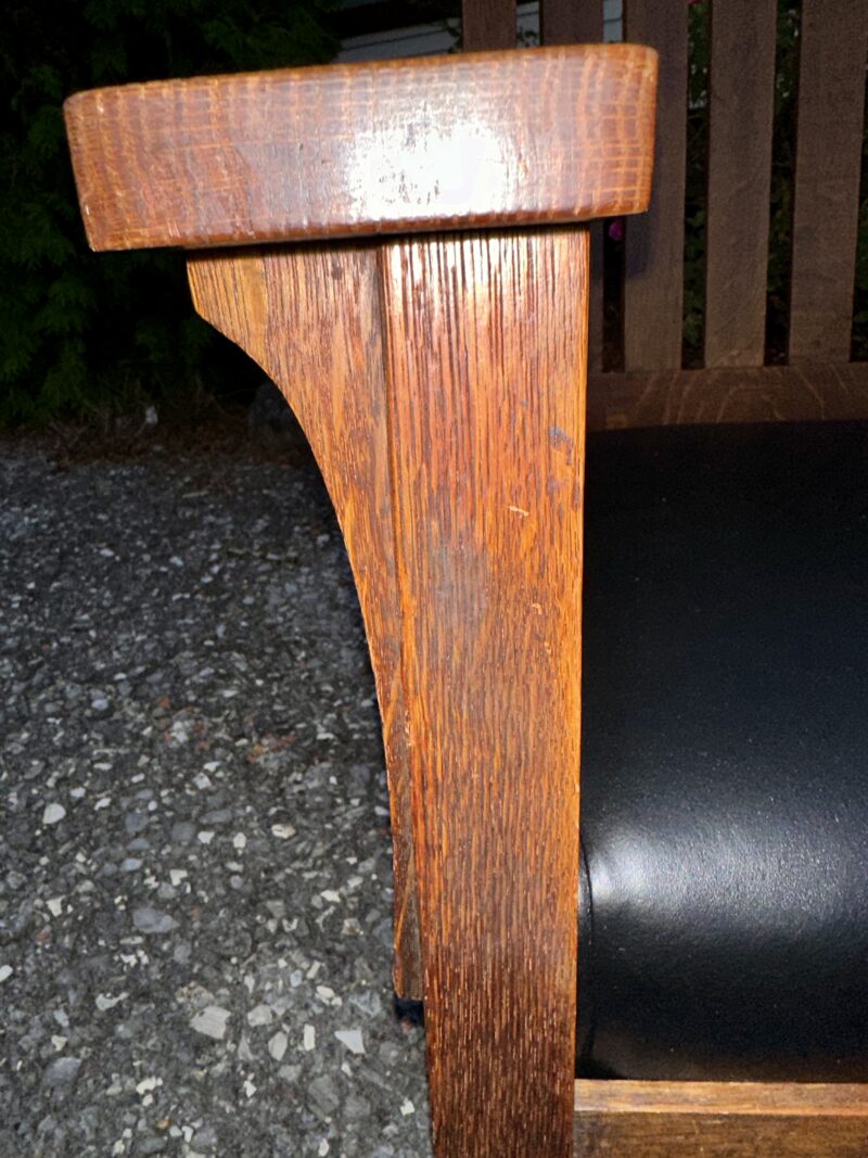 Antique L & JG STICKLEY Arm Chair - w7987 - Image 15