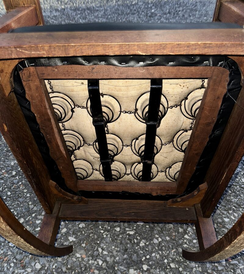 Antique L & JG STICKLEY Arm Chair - w7987 - Image 2