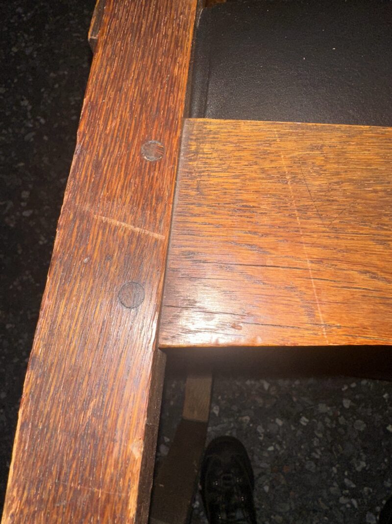 Antique L & JG STICKLEY Arm Chair - w7987 - Image 22