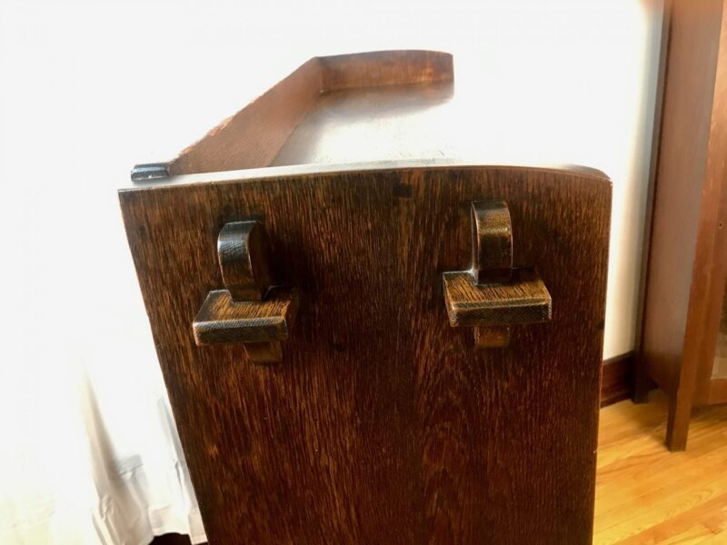Superb Antique GUSTAV STICKLEY   Two Door Bookcase with keys thru tenon construction   W7465 - Image 32