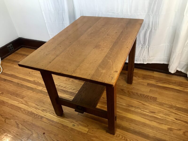 Early LWG STICKLEY TABLE   Circa 1910   W6044 - Image 23