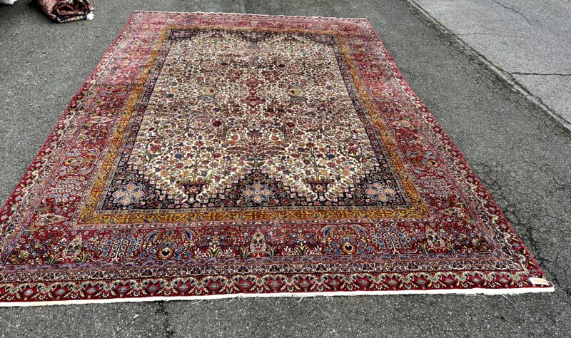 SUPERB Vintage Karastan Rug in Persian Kerman Design - 9 x 12 - Image 19