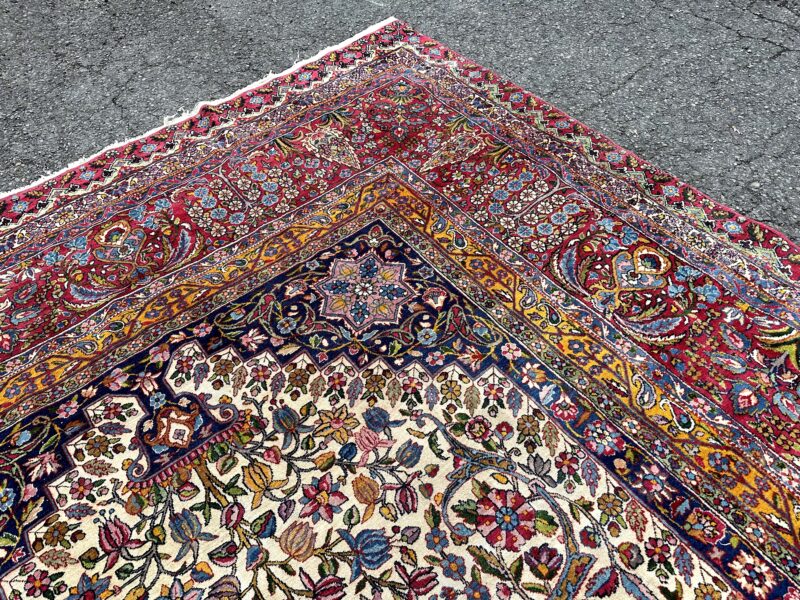 SUPERB Vintage Karastan Rug in Persian Kerman Design - 9 x 12 - Image 14