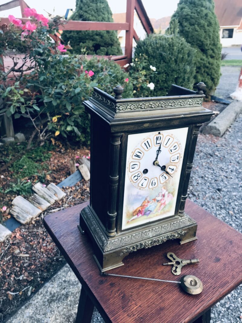 Antique Arts & Crafts French Clock - W6029 - Image 8