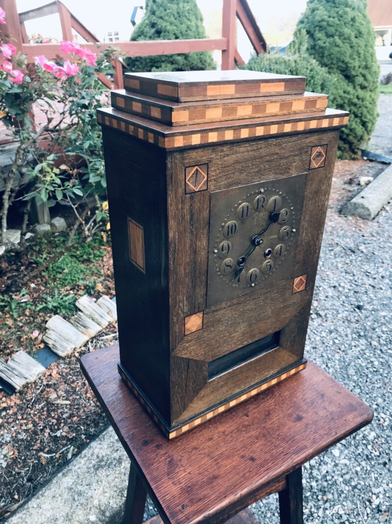 Antique Arts & Crafts Clock - Image 7