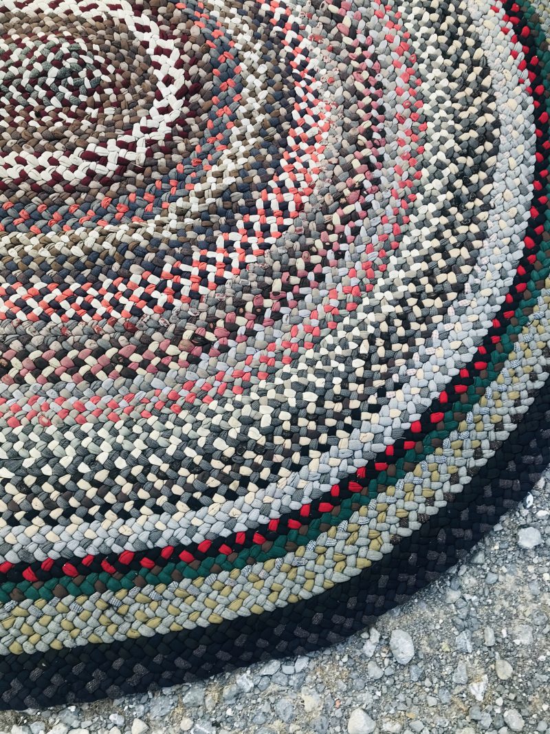 Vintage Braided Rug. RR3456 - Image 3