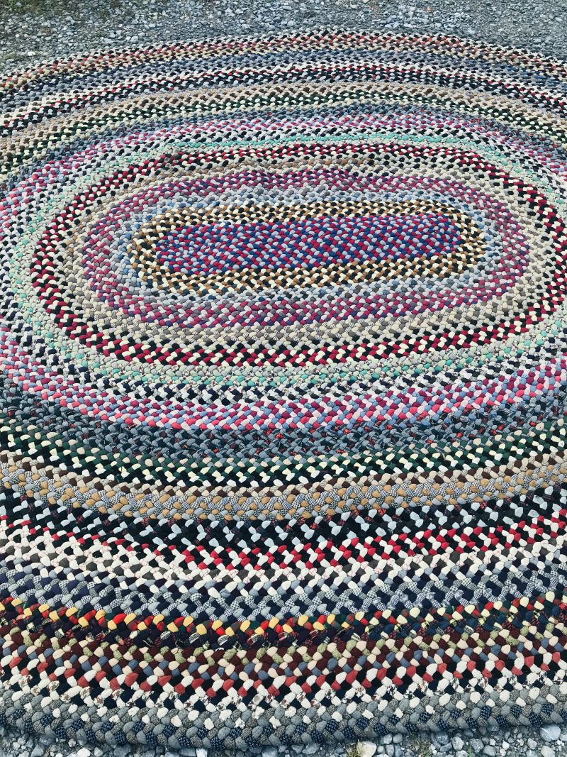 Vintage Braided Rug. RR3458 - Image 2