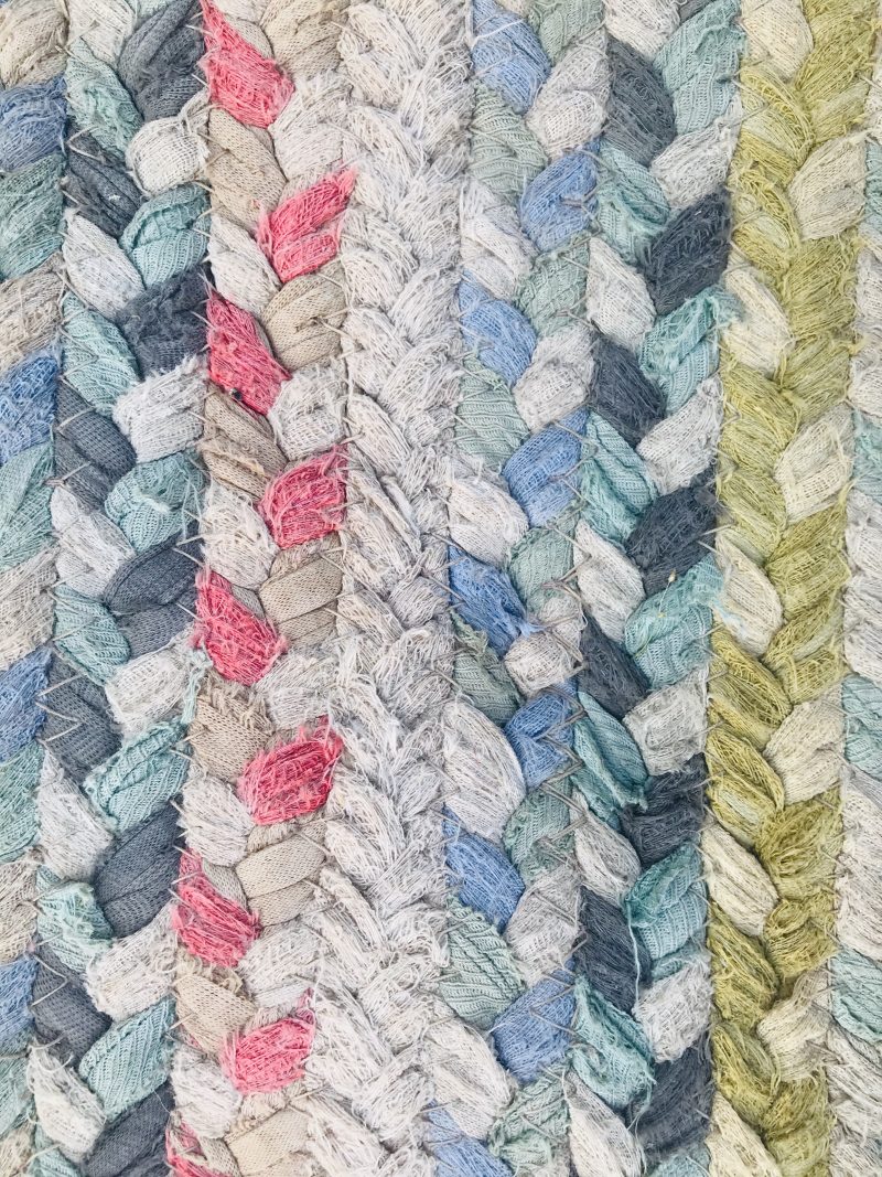 Vintage Braided Rug. RR4035 - Image 2