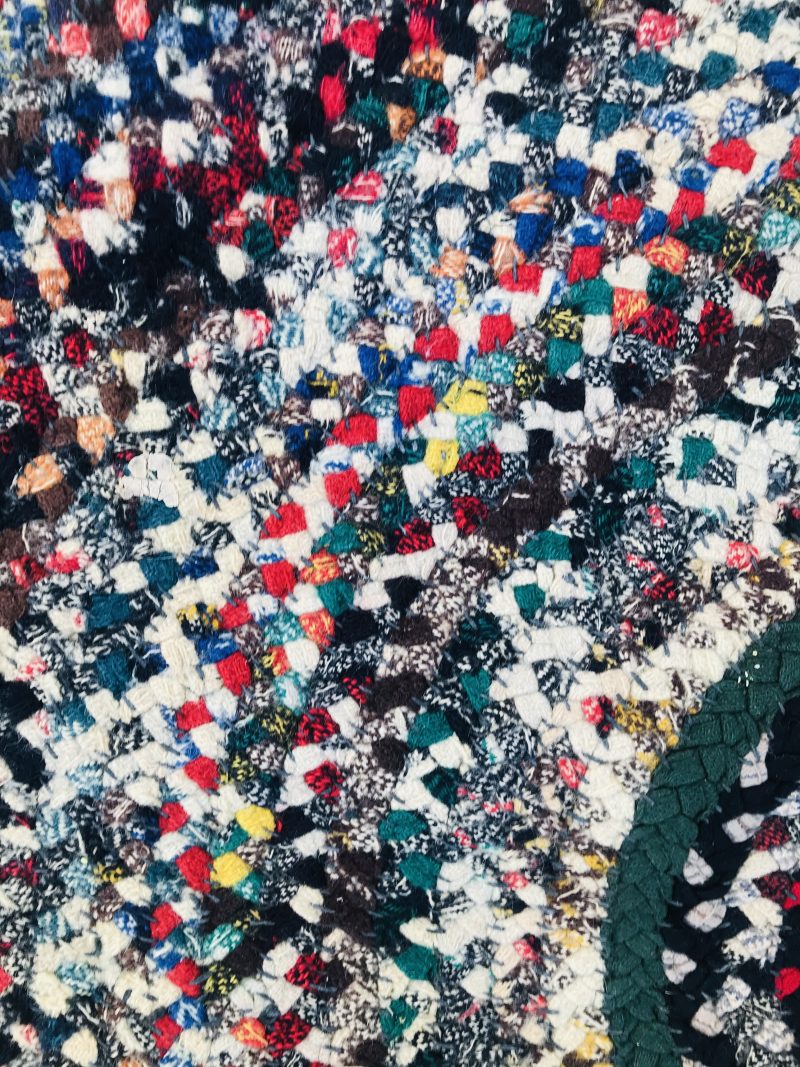 Vintage Braided Rug. RR2678 - Image 4