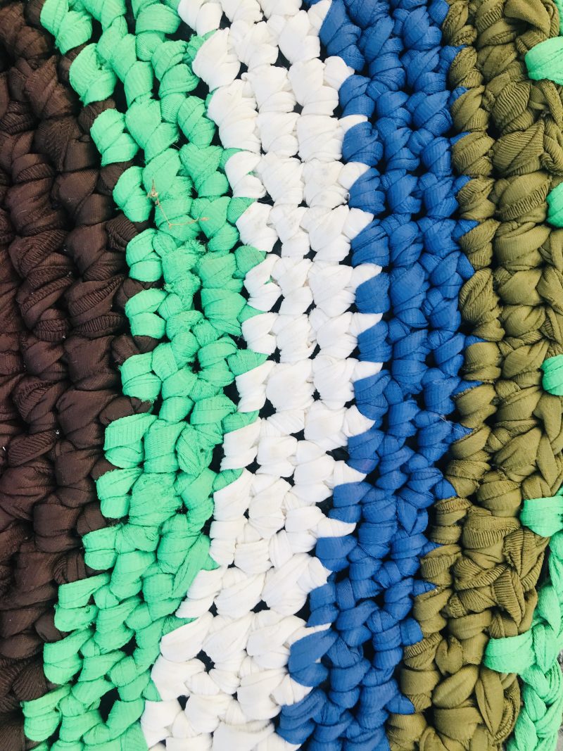 Vintage Crocheted Rug. RR594 - Image 4