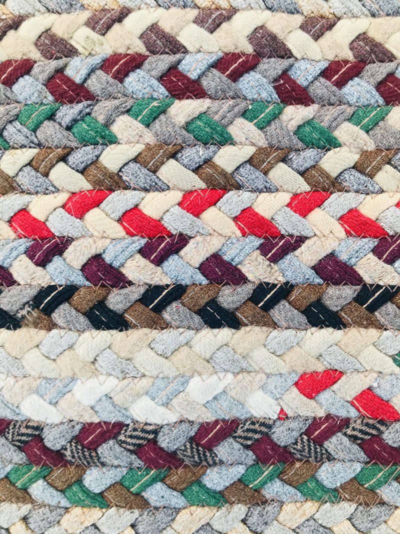 Vintage Braided Rug. RR3568 - Image 3