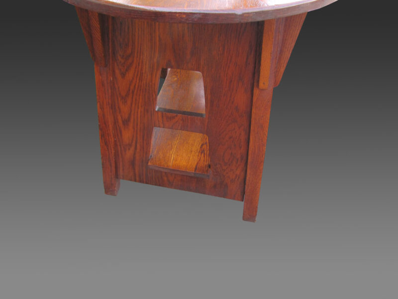 Limbert Oval Table with Cutout W1826 - Image 6