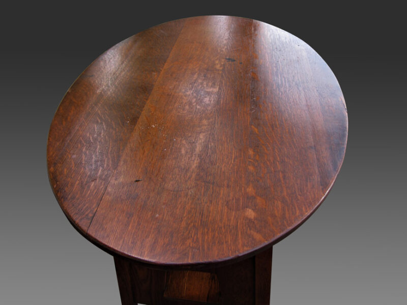 Limbert Oval Table with Cutout W1826 - Image 3