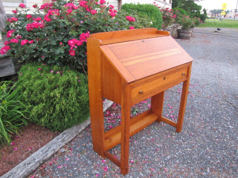 Superb Antique Limbert Drop Front Desk Stickley Era w3078 - Image 15