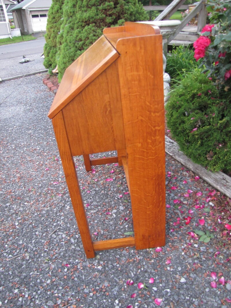 Superb Antique Limbert Drop Front Desk Stickley Era w3078 - Image 12
