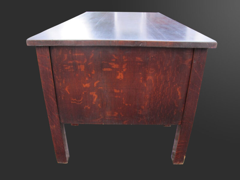 Antique Stickley 8 leg Desk Model 711 Number w3142 - Image 6