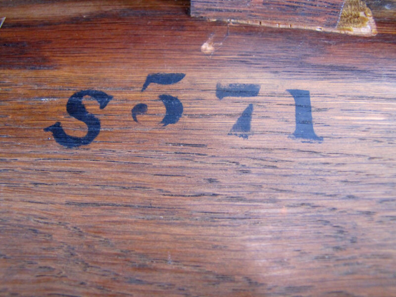 Antique Oak Book Holder W3249 - Image 4