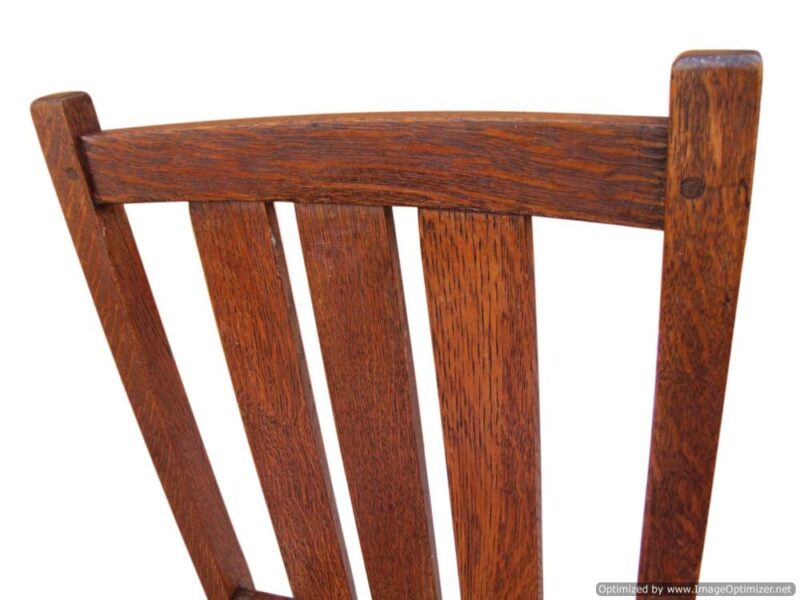 Great Antique Set of 4 Gustav Stickley Dining Chairs w3338 - Image 6