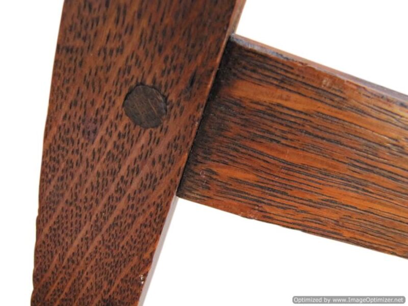 Great Antique Set of 4 Gustav Stickley Dining Chairs w3338 - Image 7