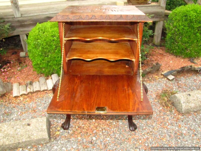 Carved Music Cabinet by Cincinnati Art W3894 - Image 15