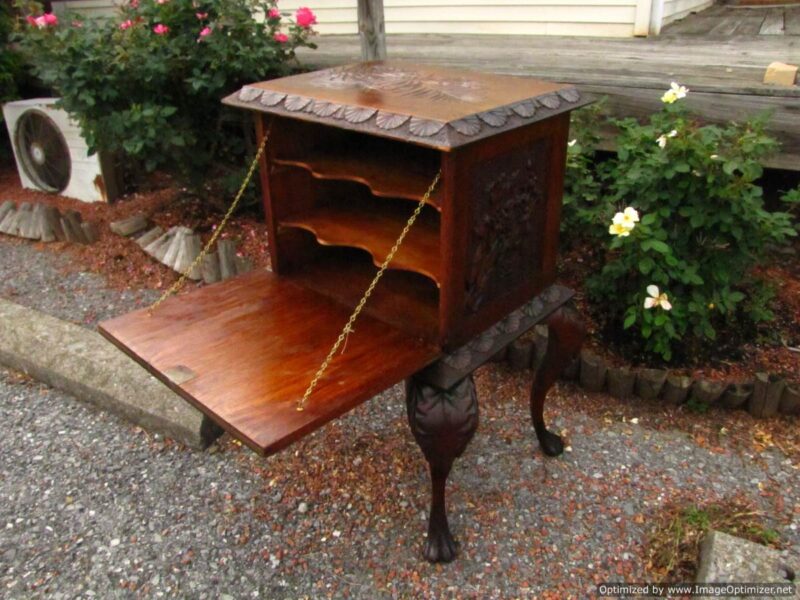 Carved Music Cabinet by Cincinnati Art W3894 - Image 19