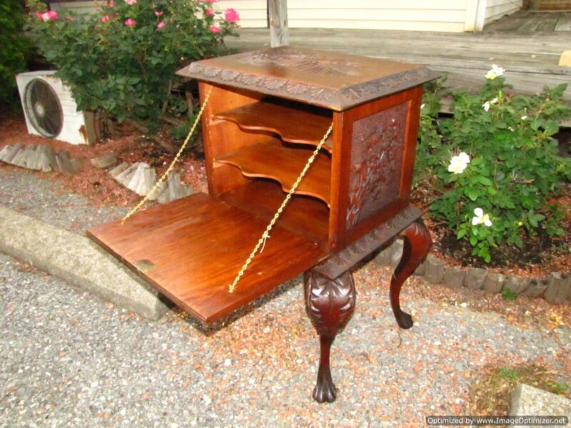 Carved Music Cabinet by Cincinnati Art W3894 - Image 20